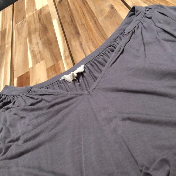 light grey Anthropologie long sleeve - Picture 3 of 3